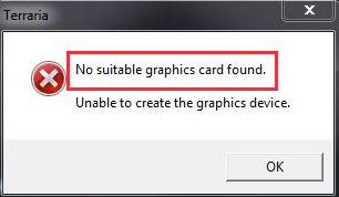 No Suitable Graphics Card Found [Best Fixes] 